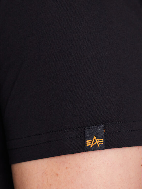 Alpha Industries Alpha Industries Tričko Basic 100501RB Čierna Regular Fit