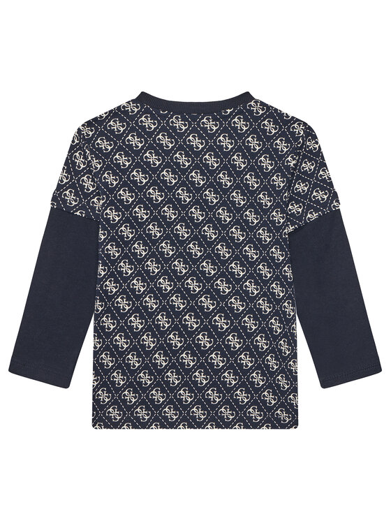 Guess Guess Блузка N5YI09 K8HM4 Cиній Regular Fit
