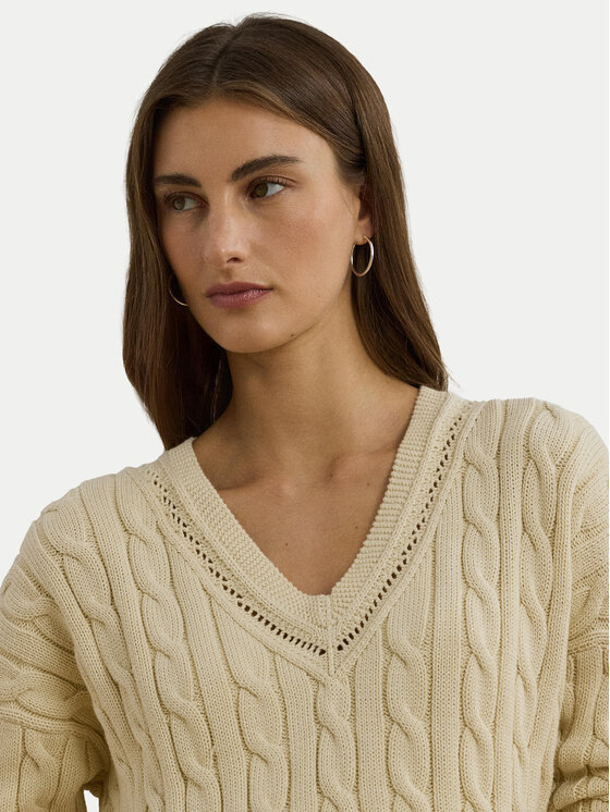 LAUREN RALPH LAUREN LAUREN RALPH LAUREN Džemper 200971374002 Bež Relaxed Fit
