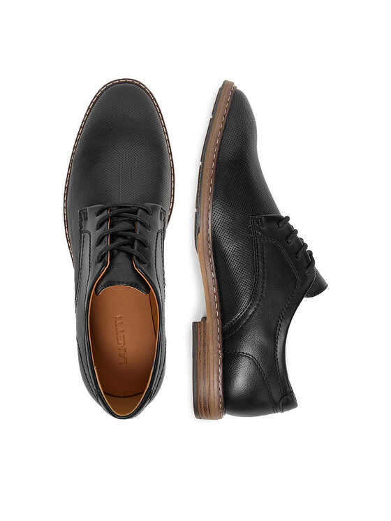 Lanetti Lanetti Halbschuhe CEO-1897 123AM Schwarz