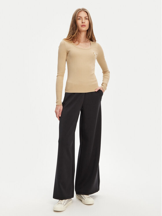 Guess Guess Блузка V4BP07 K8RT2 Бежевий Regular Fit