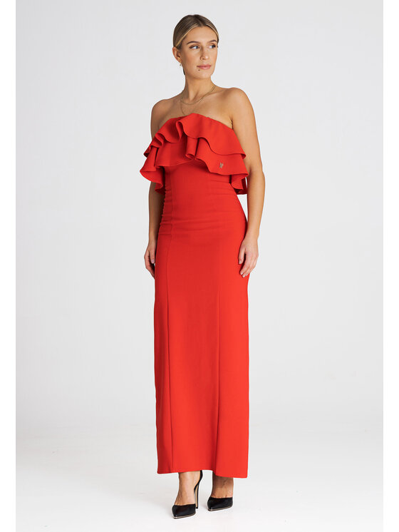 FIGL FIGL Abito da sera M987 Rosso Regular Fit