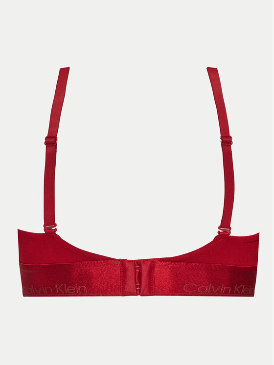 Calvin Klein Underwear Calvin Klein Underwear Biustonosz braletka Lightly Lined Triangle 000QF7994E Bordowy