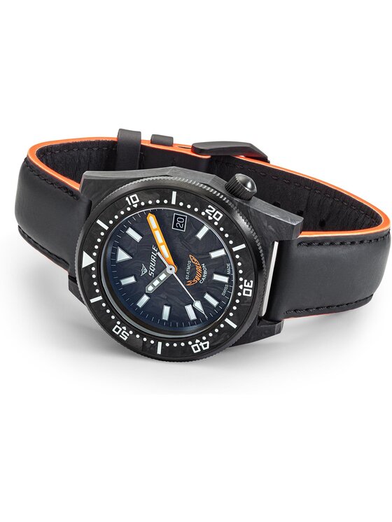 Squale Squale Zegarek T183AFCOR.RLOR Czarny