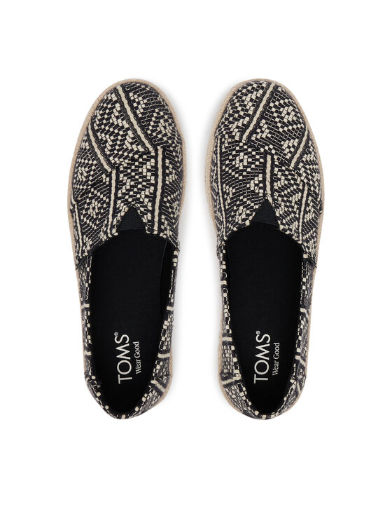 Toms Toms Еспадрильї Alpargata Rope 2.0 10021886 Чорний