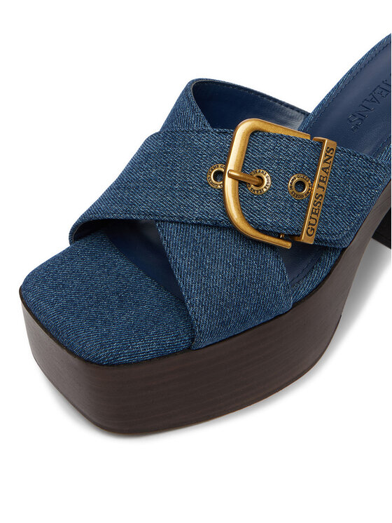 Guess Jeans Guess Jeans Klapki CEO-JD421-3 Niebieski