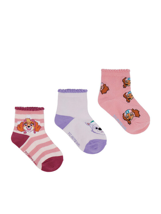 Paw Patrol Paw Patrol Lange Socken CEO-ACCCS-AW26-108PAW(3-PACK) Rosa