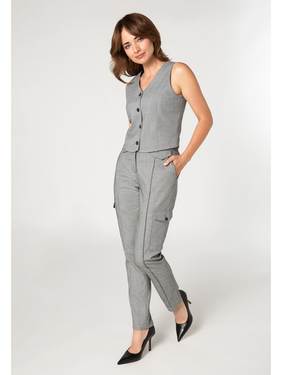 QUIOSQUE QUIOSQUE Vesta k obleku ML 0923V1 Sivá Regular Fit
