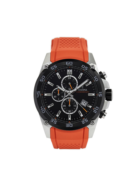 Festina Festina Zegarek F20330/4 Pomarańczowy