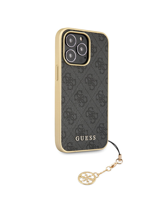 Guess Guess Etui na telefon 4G Charms Collection Szary