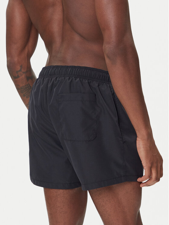 HUGO HUGO Ujumisšortsid Silver 50549864 Must Regular Fit