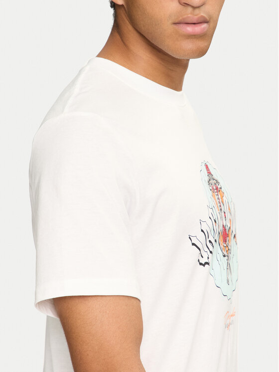 Jack&Jones Jack&Jones T-krekls Coconut Skull 12255192 Balts Standard Fit