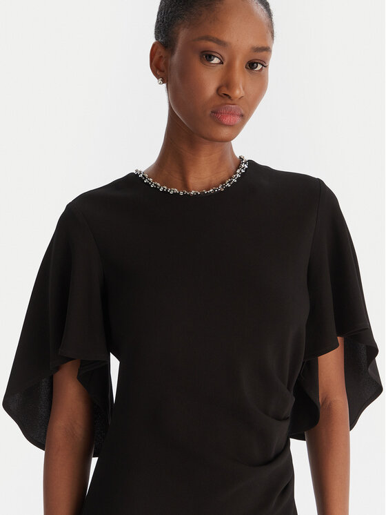 PINKO PINKO Sukienka koktajlowa Scopone Abito 105583 A2Q2 Czarny Regular Fit