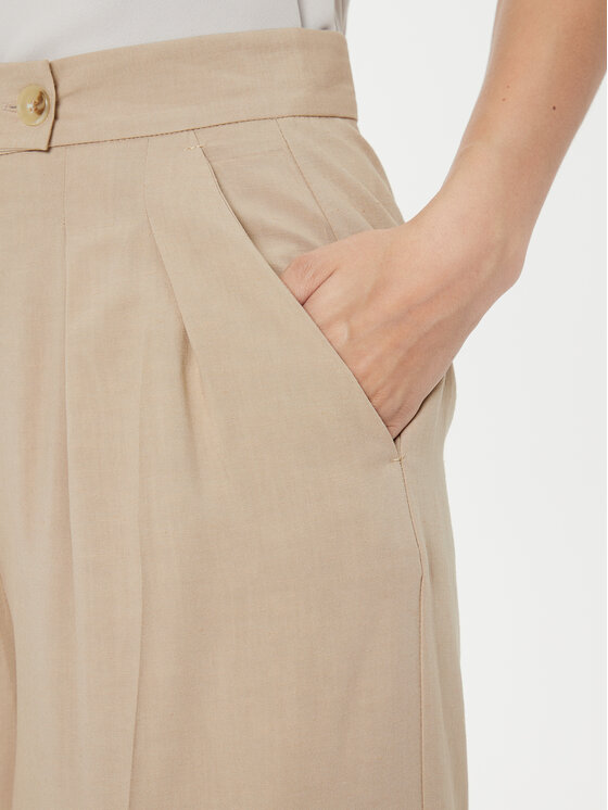 ViCOLO ViCOLO Bermudy TB1568 Beżowy Relaxed Fit