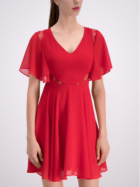 Guess Guess Φόρεμα καλοκαιρινό W93K80 W8SL0 Κόκκινο Regular Fit