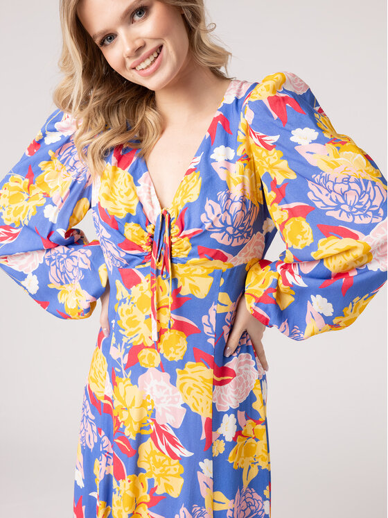 LAURELLA LAURELLA Letní šaty Laurella 4UL020811 Modrá Regular Fit