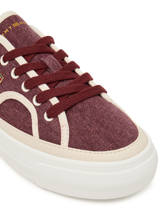 Tommy Hilfiger Tommy Hilfiger Scarpe sportive Platform Vulc Sneaker Piping FW0FW09394 Bordeaux