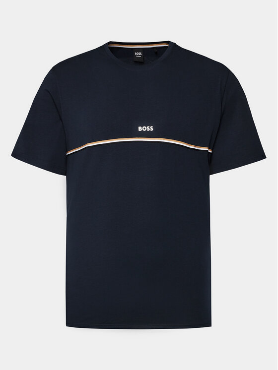 BOSS Boss T-Shirt Unique 50515395 Tmavomodrá Regular Fit