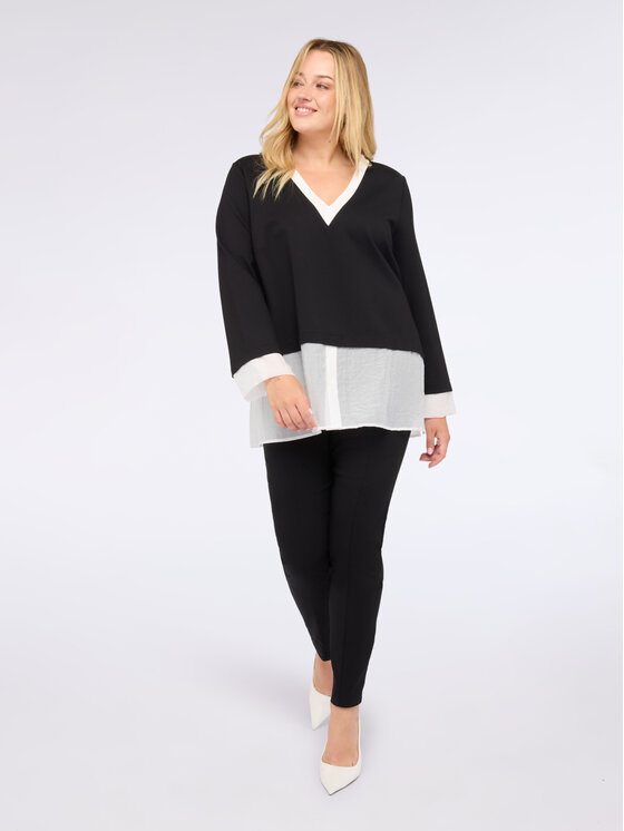 Fiorella Rubino Fiorella Rubino Blusa 2525L000652N0Z3 Nero Regular Fit