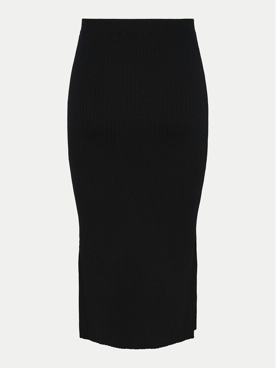 Pieces Pieces Ceruzaszoknya Crista 17144497 Fekete Regular Fit