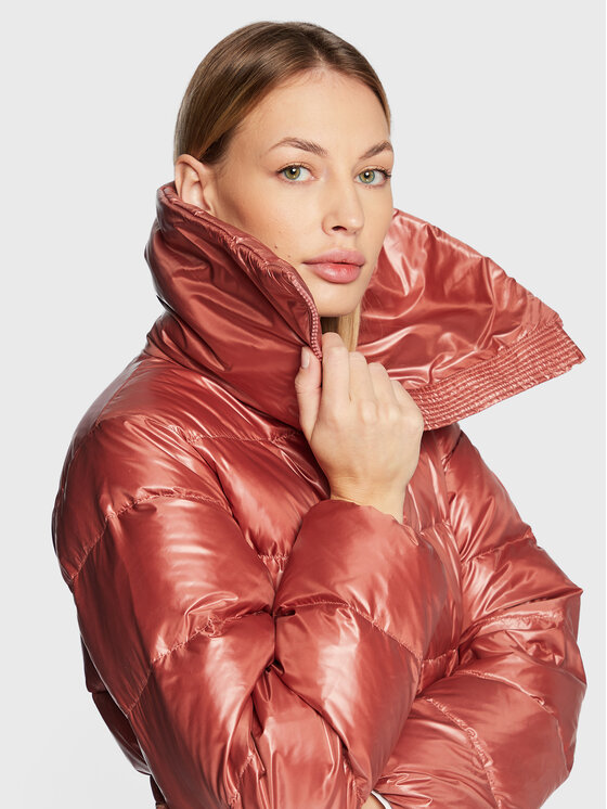 TWINSET TWINSET Pehelykabát 222TT2211 Rózsaszín Regular Fit