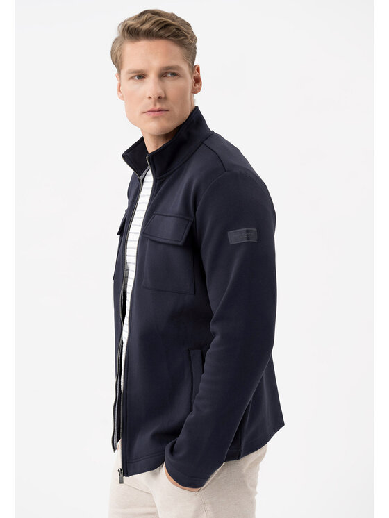 Volcano Volcano Bluza B-NORTH Granatowy Regular Fit
