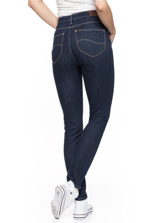 Lee Lee Jeansy SKYLER Niebieski Skinny Fit