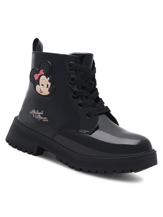 Mickey&Friends Īsie zābaki AW23-5DSTC-B Melns