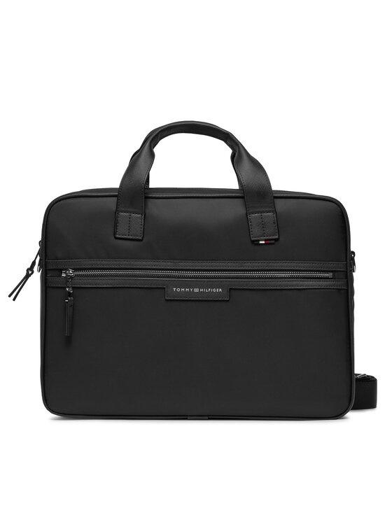 Tommy Hilfiger Torba Za Laptop Th Urban Repreve Computer Bag AM0AM11836 Crna