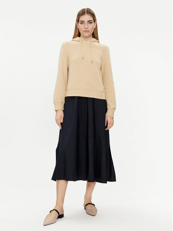 Tommy Hilfiger Tommy Hilfiger Суитшърт 1985 WW0WW40274 Бежов Regular Fit