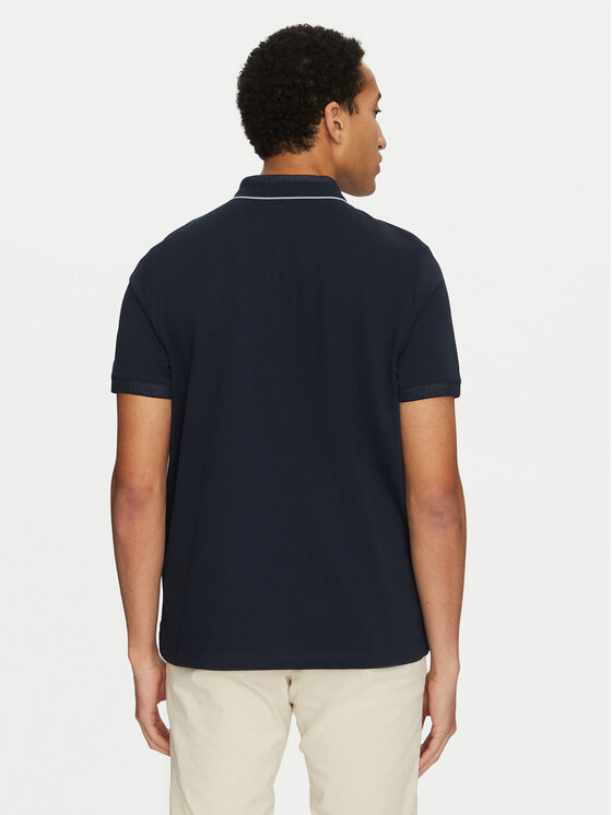 Calvin Klein Calvin Klein Polo K10K114141 Granatowy Regular Fit