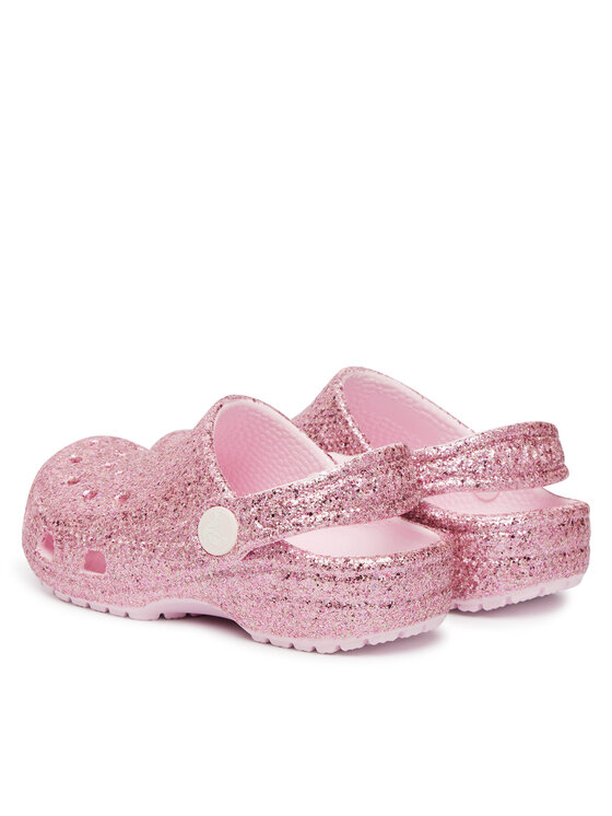 Crocs Crocs Şlapi Classic Chunky Glitter Clog T 211940 Roz