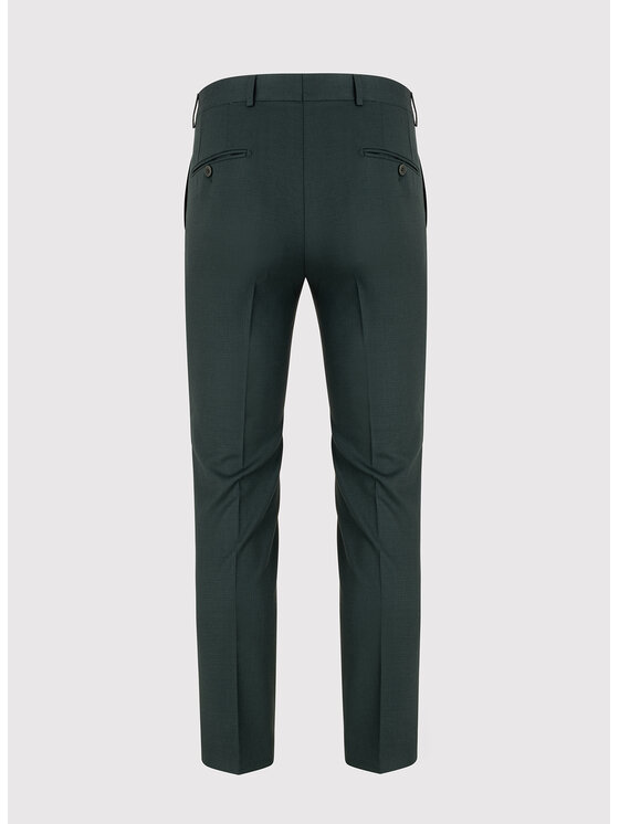 Pako Lorente Pako Lorente Spodnie garniturowe P24SF-6G-029 Zielony Slim Fit