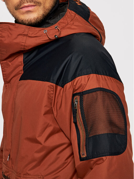 Columbia Columbia Anorak stiliaus striukė Challenger 1698431 Ruda Regular Fit