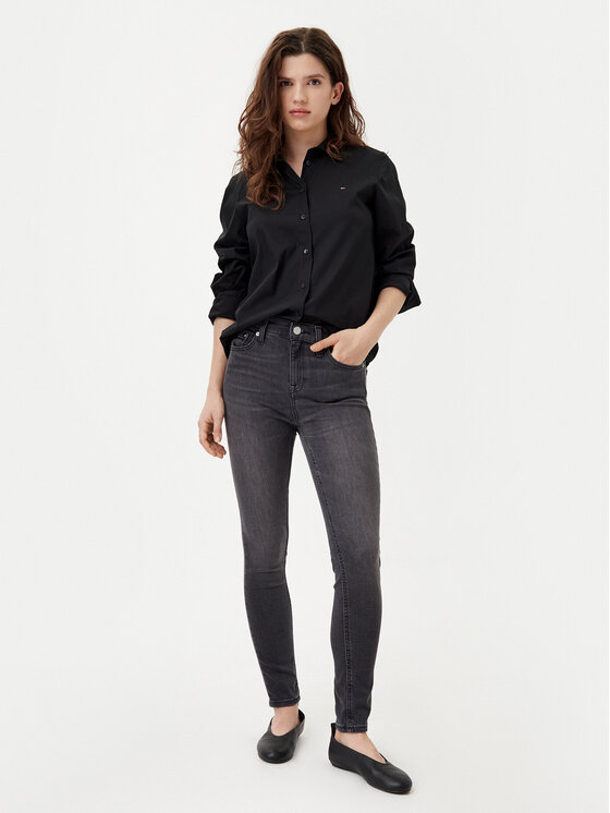Tommy Jeans Tommy Jeans Джинси Nora DW0DW19550 Сірий Skinny Fit