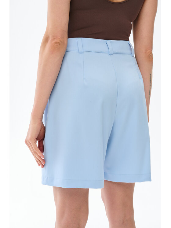 blue shadow blue shadow Bermudy Rafii Niebieski Regular Fit