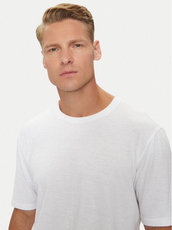 Jack&Jones Jack&Jones 3 db póló Under 12248076 Fehér Standard Fit