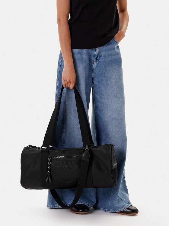 PINKO PINKO Utazótáska Travel Barrel PE PLTT 04540 A29U Fekete