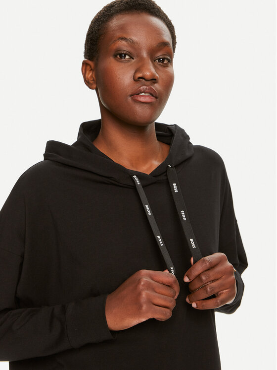 BOSS Boss Džemperis 50520139 Juoda Relaxed Fit