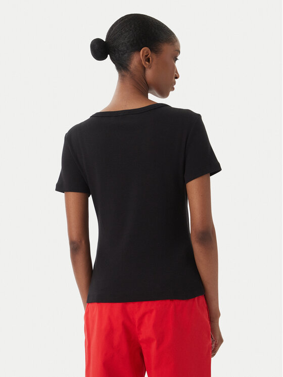 Tommy Hilfiger Tommy Hilfiger T-shirt WW0WW49250 Nero Slim Fit