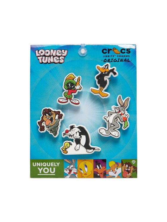 Crocs Schuhverzierung Jibbitz Looney Tunes 5 Pck Bunt, Größe OS