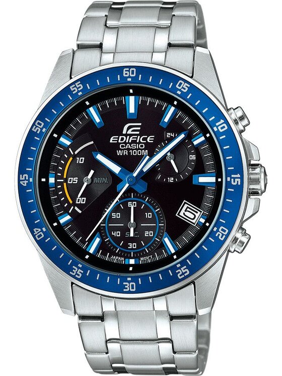 Zegarek Casio, Srebrny, EFV-540D-1A2VUEF