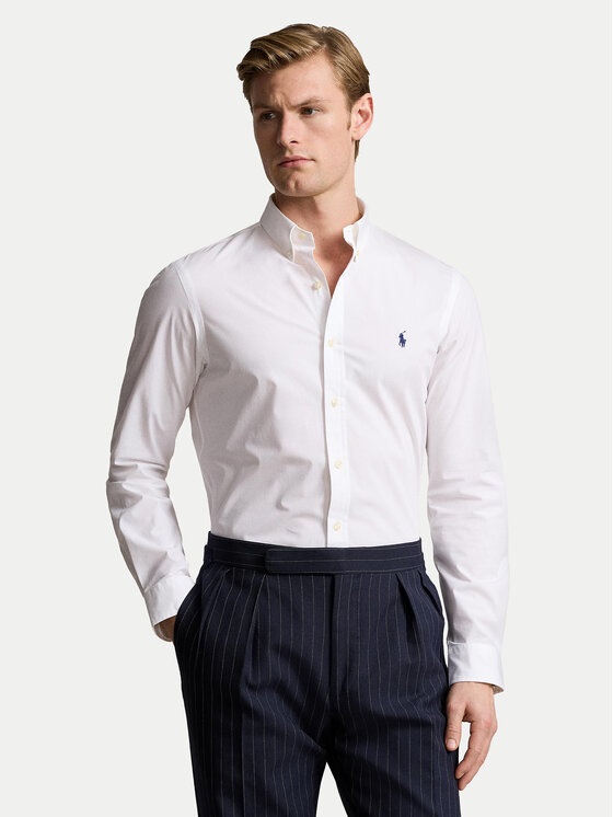 Polo Ralph Lauren Košulja 710928254002 Bijela Slim Fit