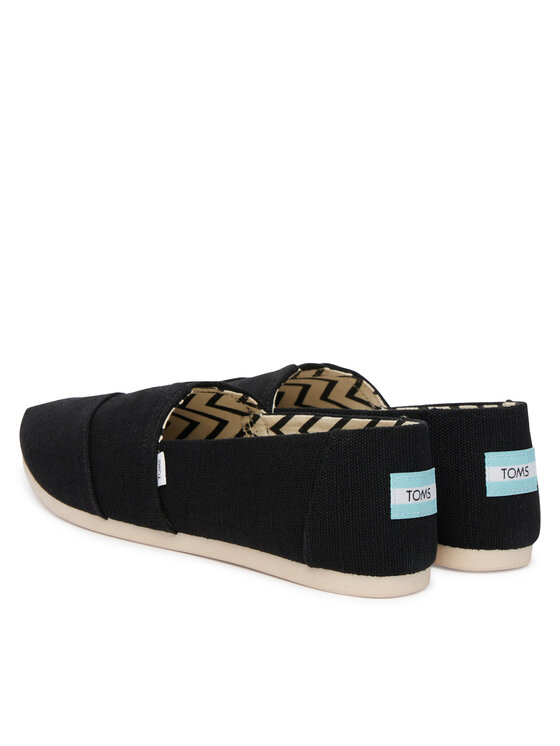 Toms Toms Туфлі Alpargata Classic 10020783 Чорний