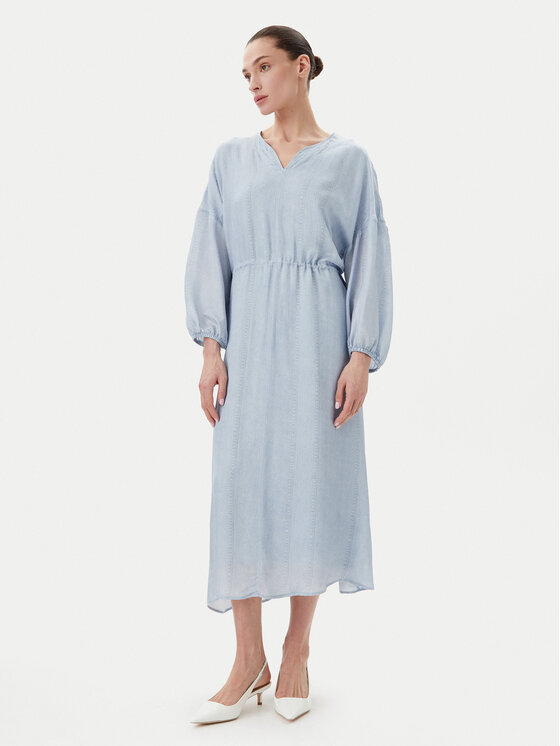 Bruuns Bazaar Bruuns Bazaar Ljetna haljina Sinapsis Cata BBW4441 Plava Loose Fit