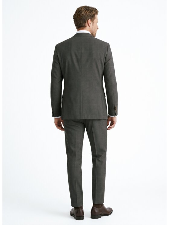 Pako Lorente Pako Lorente Spodnie garniturowe P26WF-6G-009 Szary Slim Fit