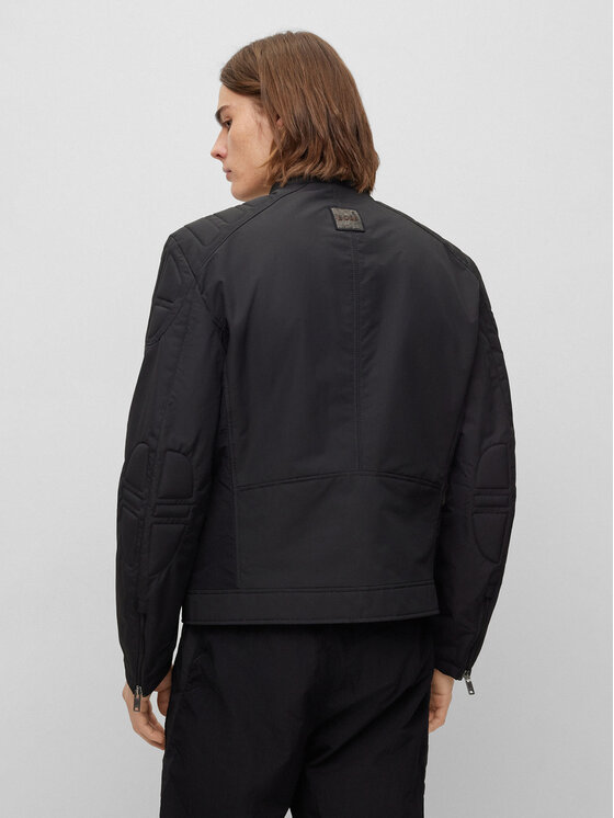 BOSS Boss Демісезонна куртка 50492935 Чорний Slim Fit
