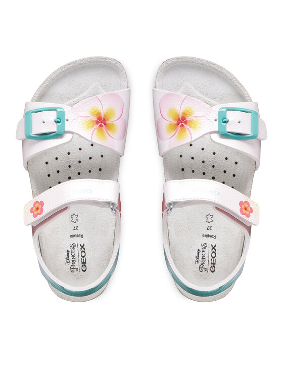 Geox Geox Sandali J Adriel Girl J558MG 000NF C0817 M Bianco