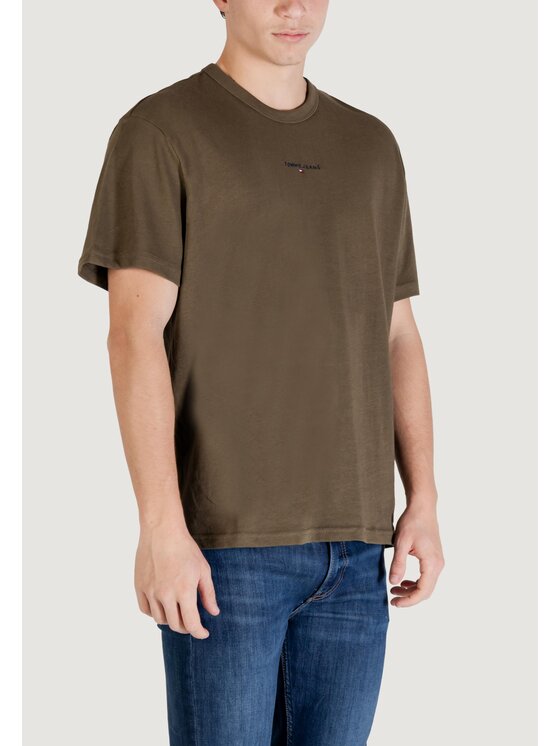 Tommy Jeans Tommy Jeans T-shirt DM0DM21110 Verde Casual Fit
