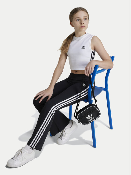 adidas adidas Топ Trefoil JE0514 Білий Regular Fit